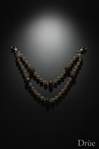 Drùe Deep Brown Bead Pocket Chain