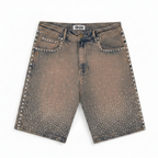 Drúe Denim Shorts with Custom Tag